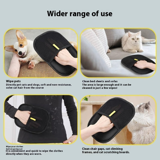 Pet Hair Removing Glove Gentle Deshedding Mitt